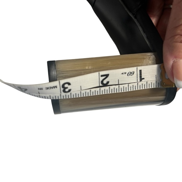 Alfani Floriss Step 'N Flex Peep Toe Leather Slingback lock Heeled Shoo Sz 8.5 - Picture 12 of 12